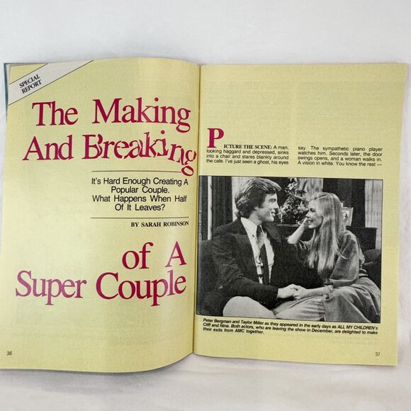 Soap Opera Digest October 21 1986 Deidre Hall Sharon Wyatt Days Wedding Album - Picture 6 of 6